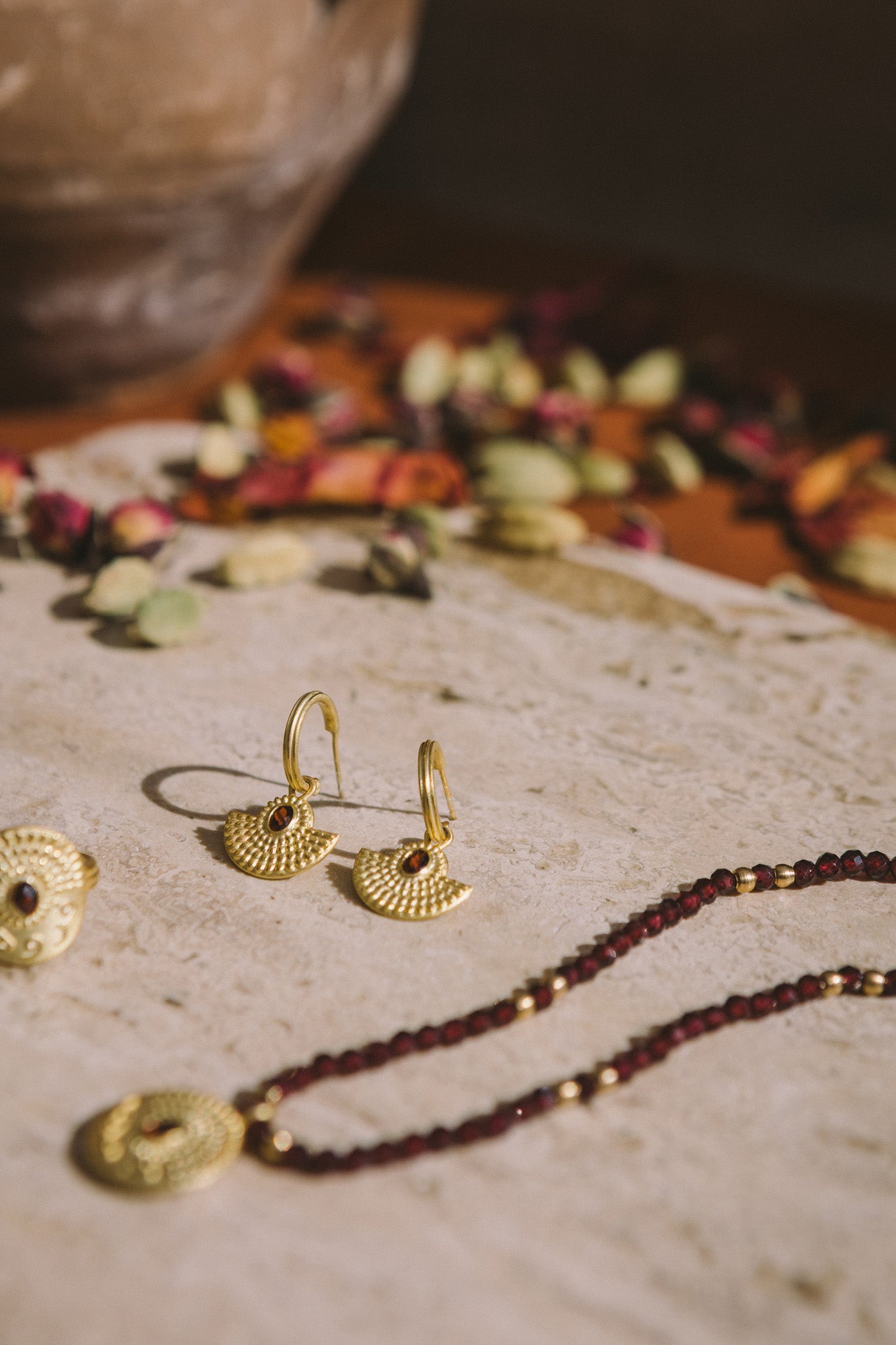 Faravahar Halo Earrings