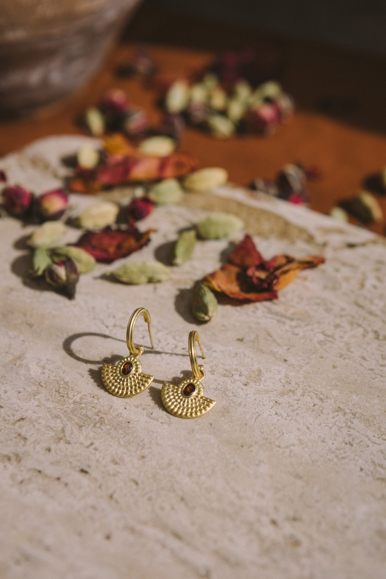 Faravahar Halo Earrings
