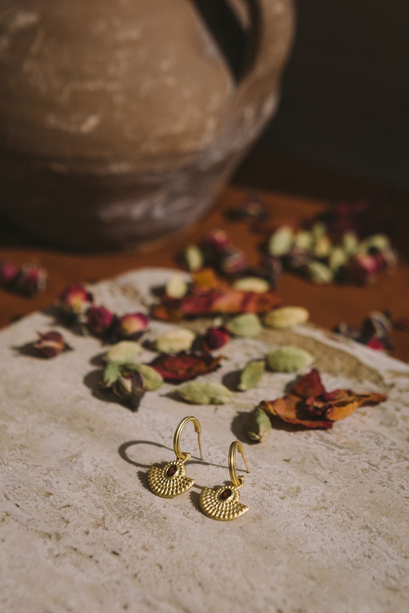 Faravahar Halo Earrings