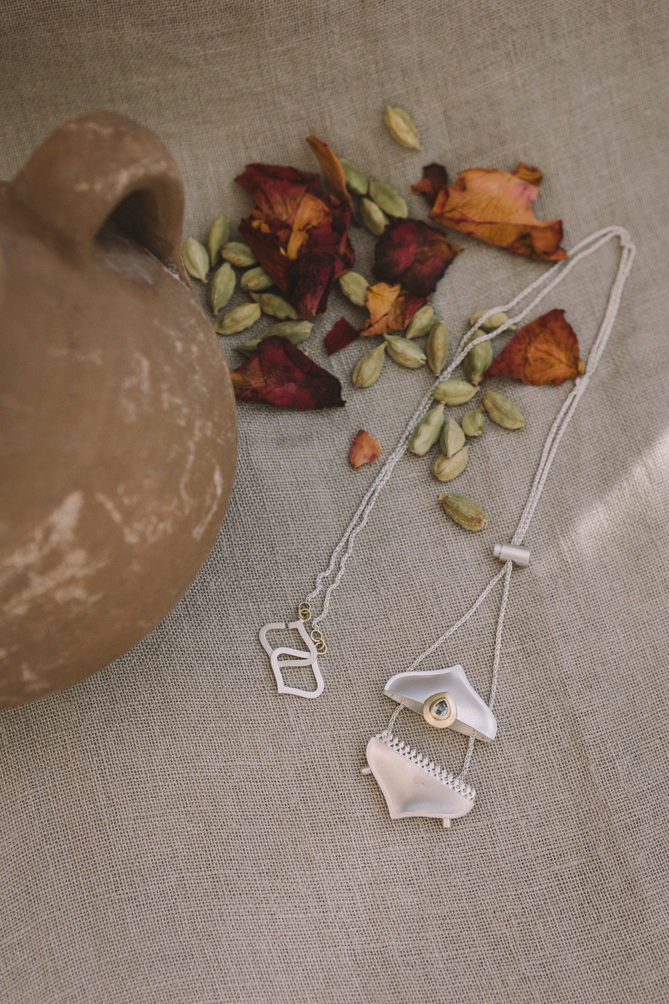 Alborz Locket open in 2 pieces