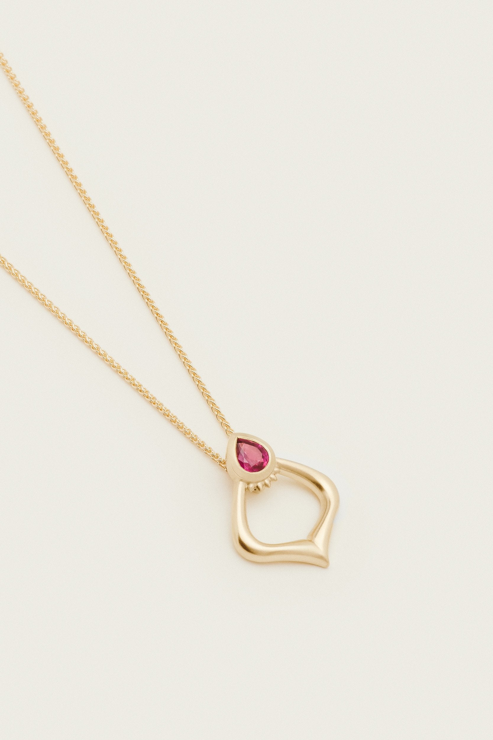 Alborz Pendant 9ct Gold pendant handmade by Moznabi Jewellery