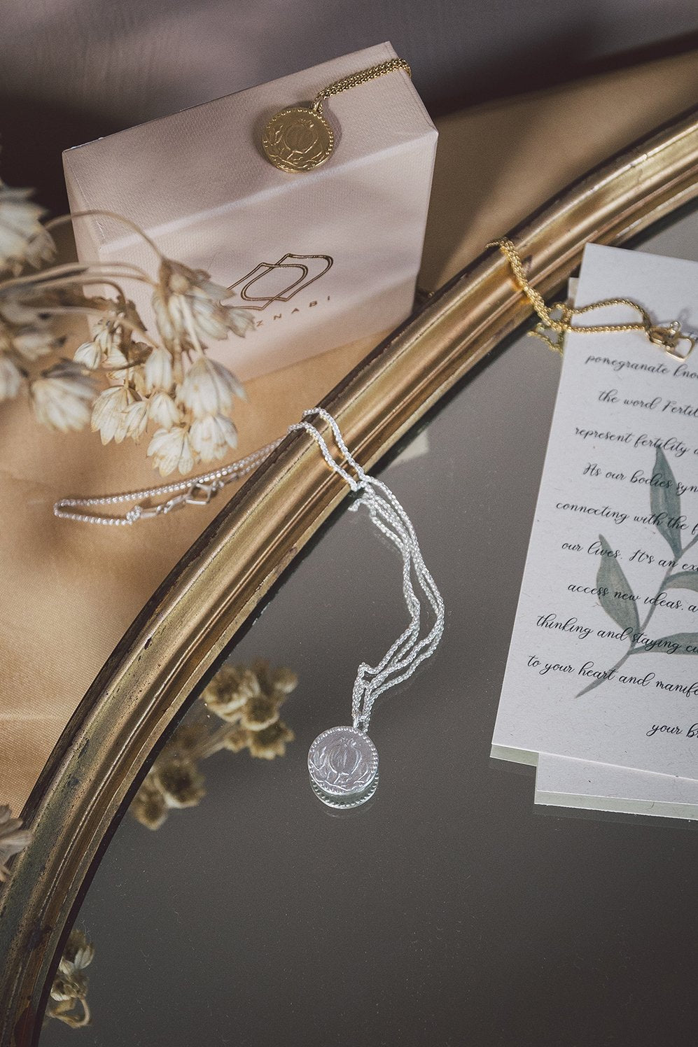 Anar Silver Pendant handmade by Roxanna Moznabi