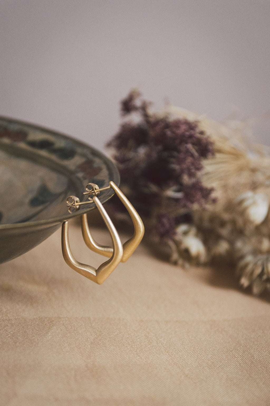 Essence of Persia Large Gold Vermeil Hoops