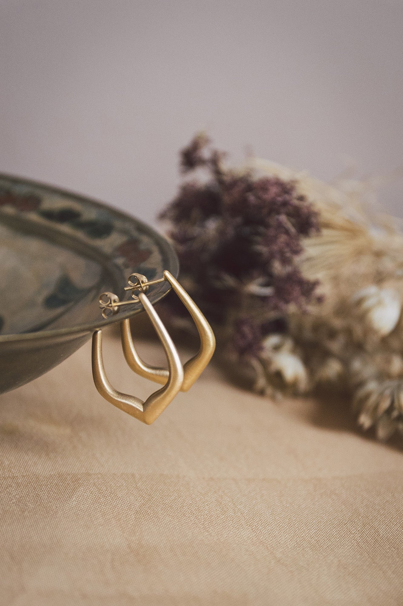 Essence of Persia Large Gold Vermeil Hoops