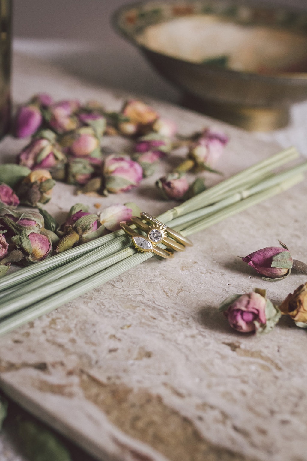 Handmade wedding rings from Moznabi Jewellery