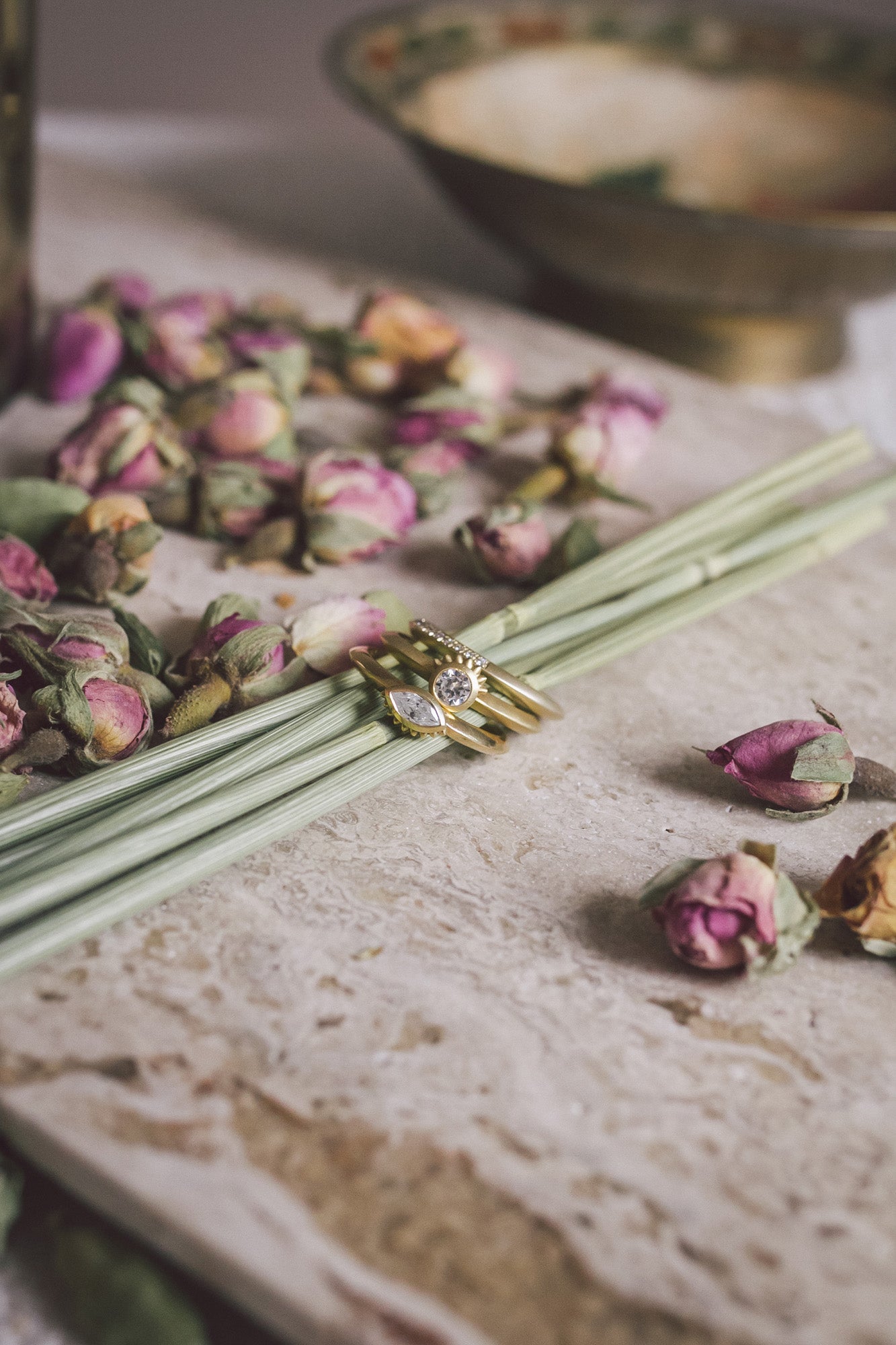 Handmade wedding rings from Moznabi Jewellery