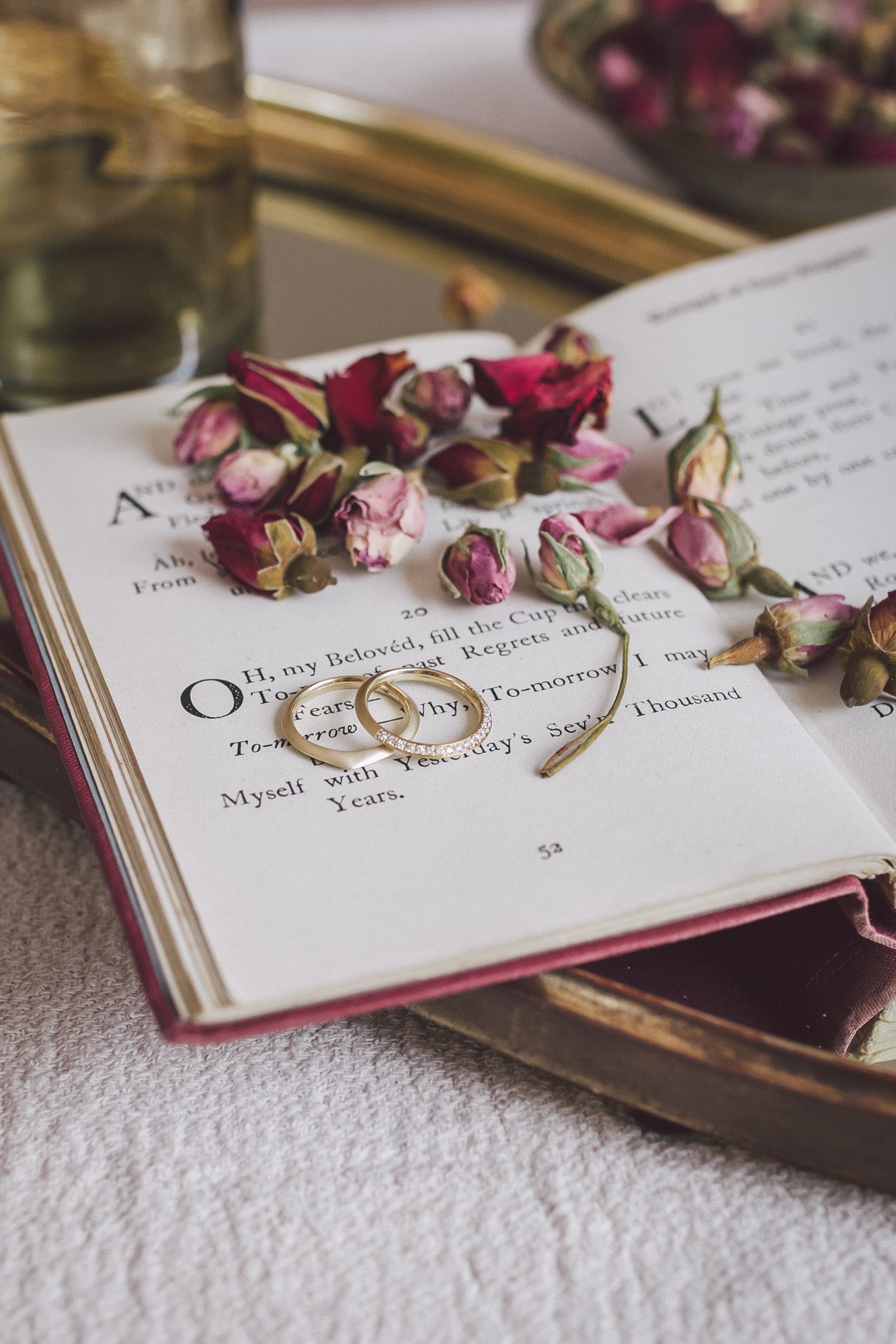 Taj Rings from the Aroosi Wedding Collection by Moznabi Jewellery