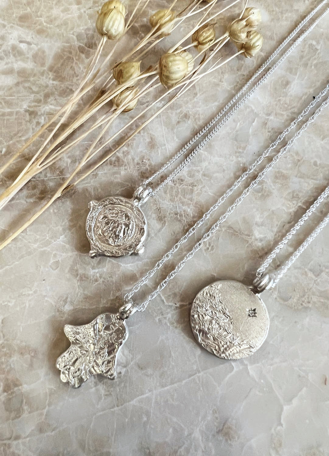 Silver Talismans by Moznabi Jewellery