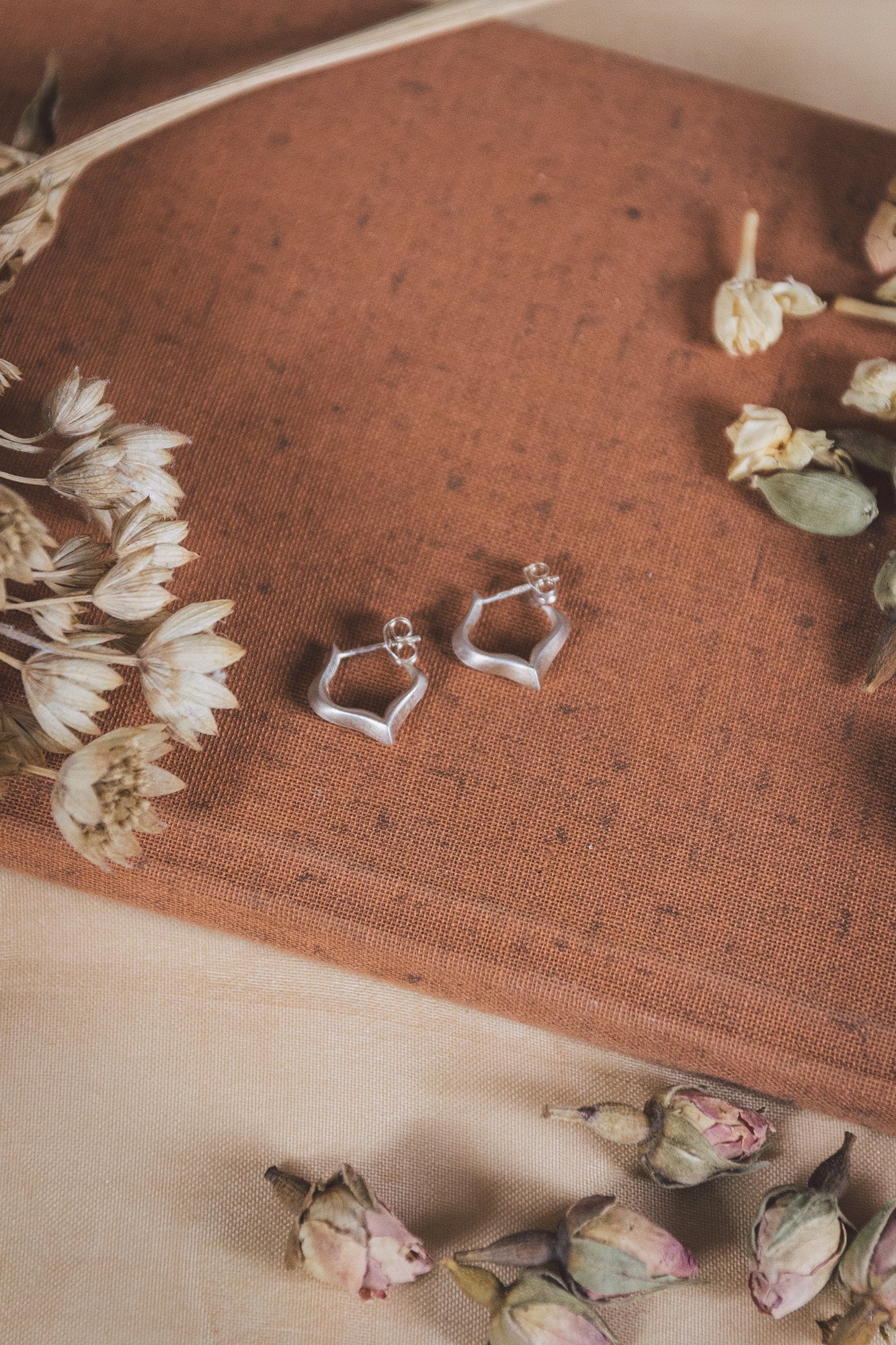 Essence of Persia Small Silver Hoops
