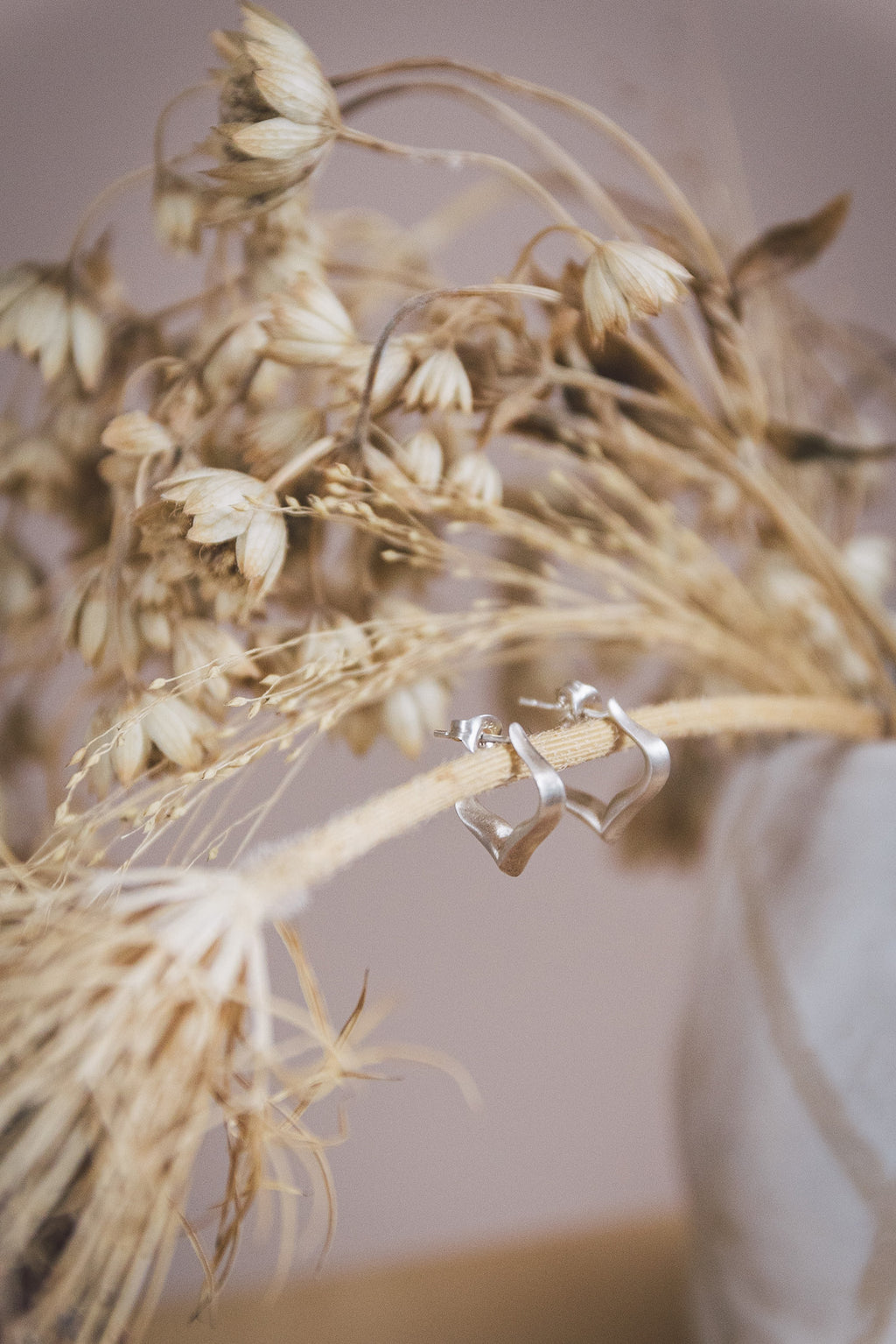 Essence of Persia Small Silver Hoops