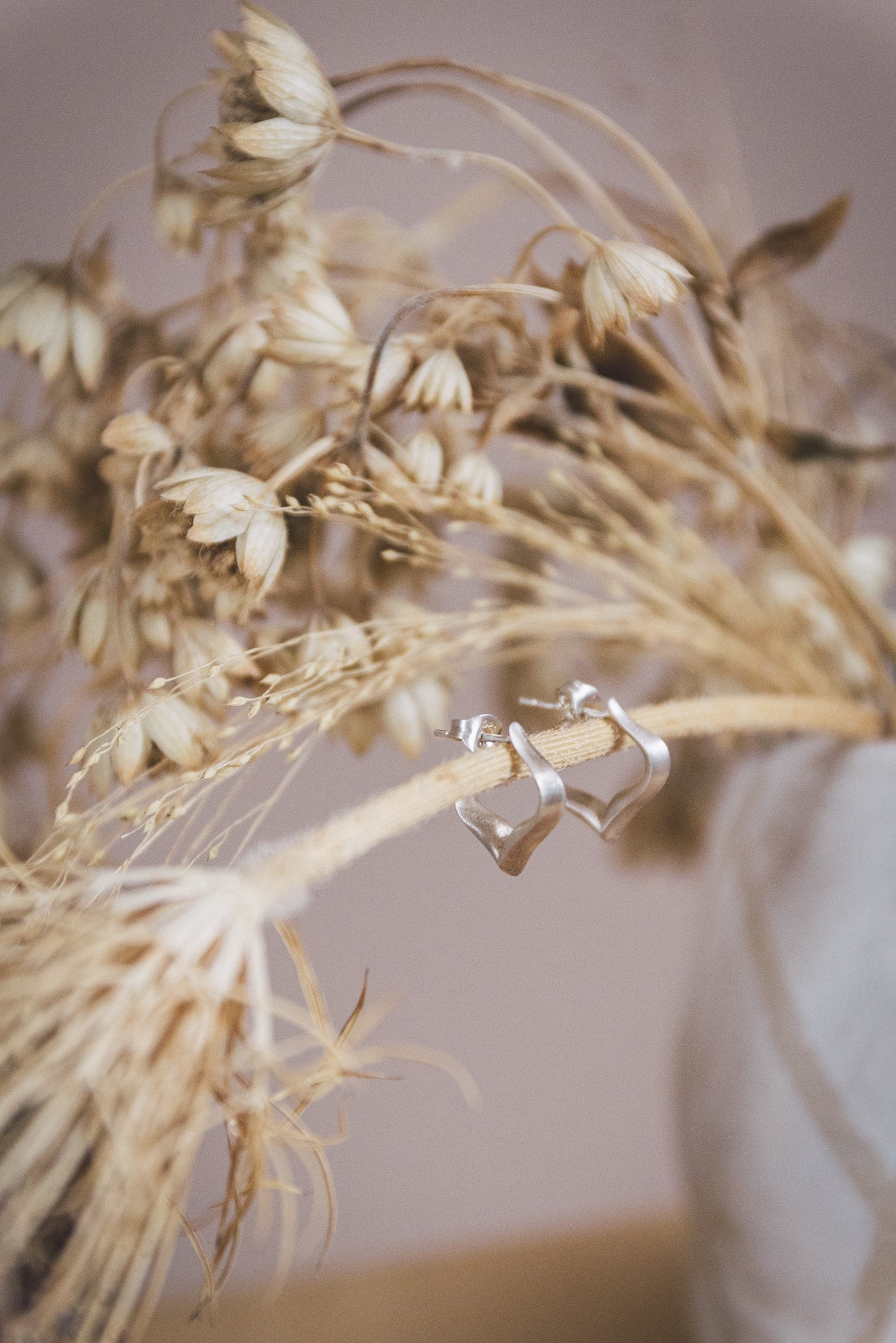 Essence of Persia Small Silver Hoops