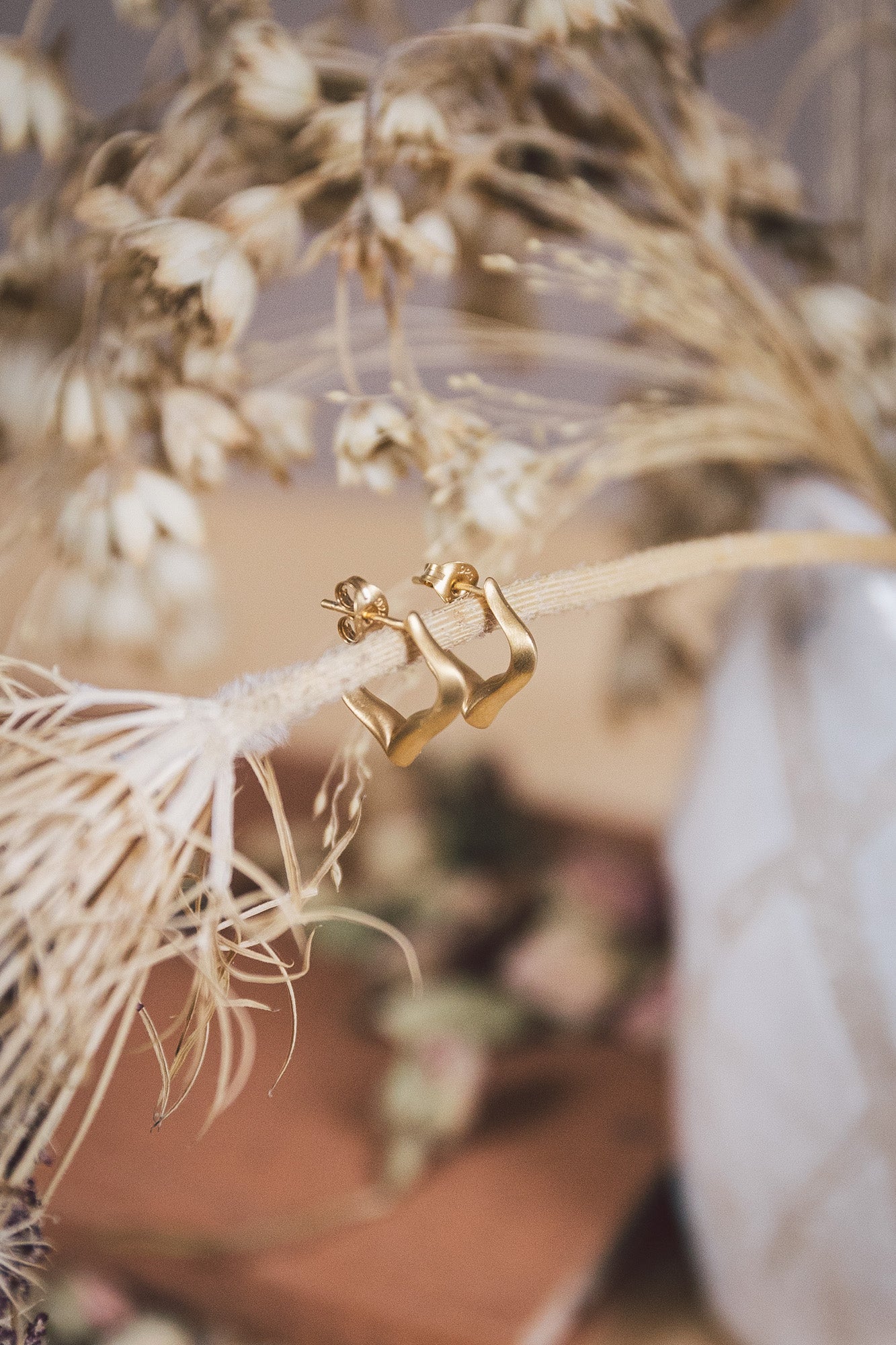 Essence of Persia Small Gold Vermeil Hoops